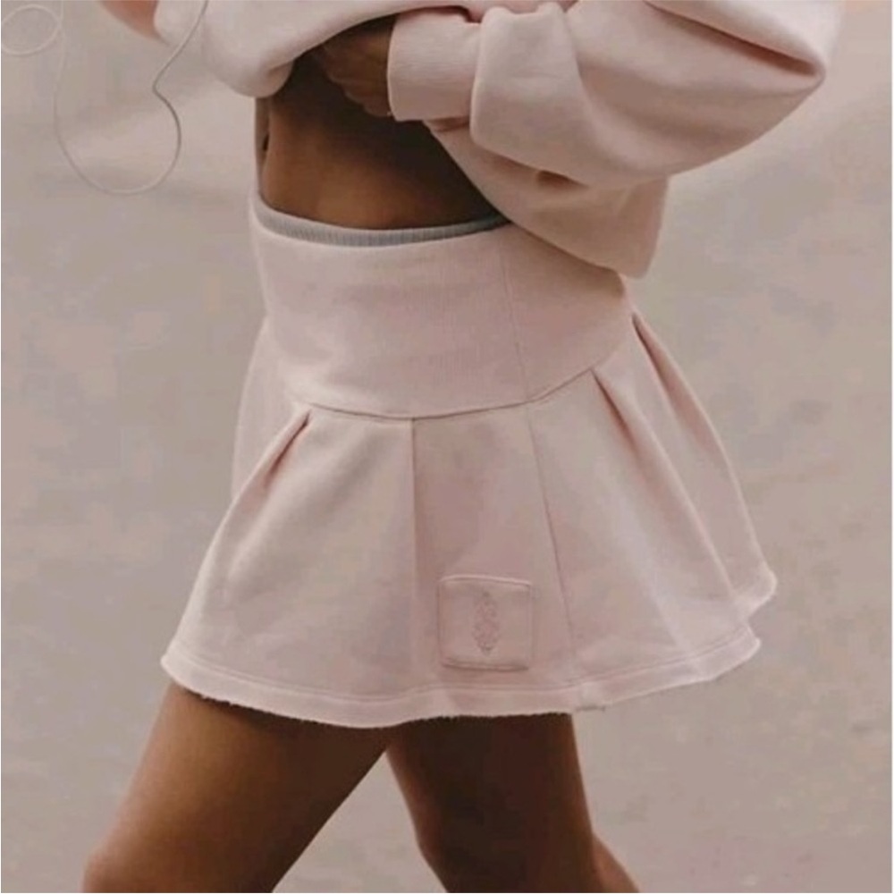 FP Movement Sprint To The Finish Hoodie Miniskirt Set Ballet Slipper Pink Sz Med - Picture 3 of 8